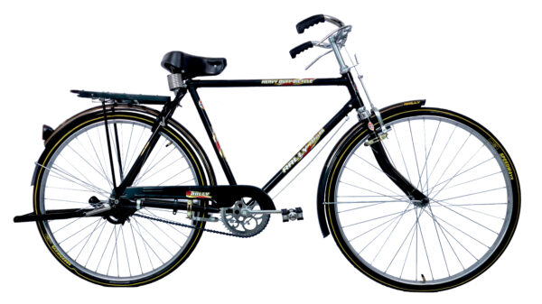 POPULAR 28T Vintage Cycle with Carrier, Stand and Lock (22 inch Frame) - Image 4